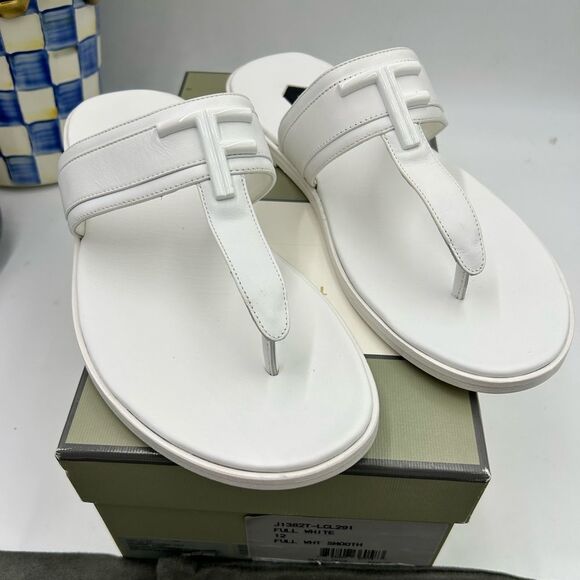 Men's Tom Ford, leather sandals, size 12 made in Italy - Picture 1 of 10